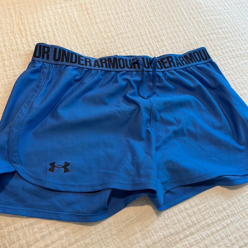 Women’s blue workout shorts
